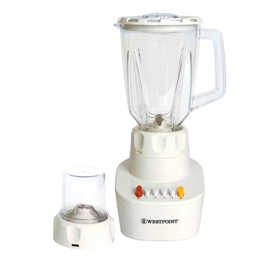 Westpoint Blender with Grinder (Classic White)