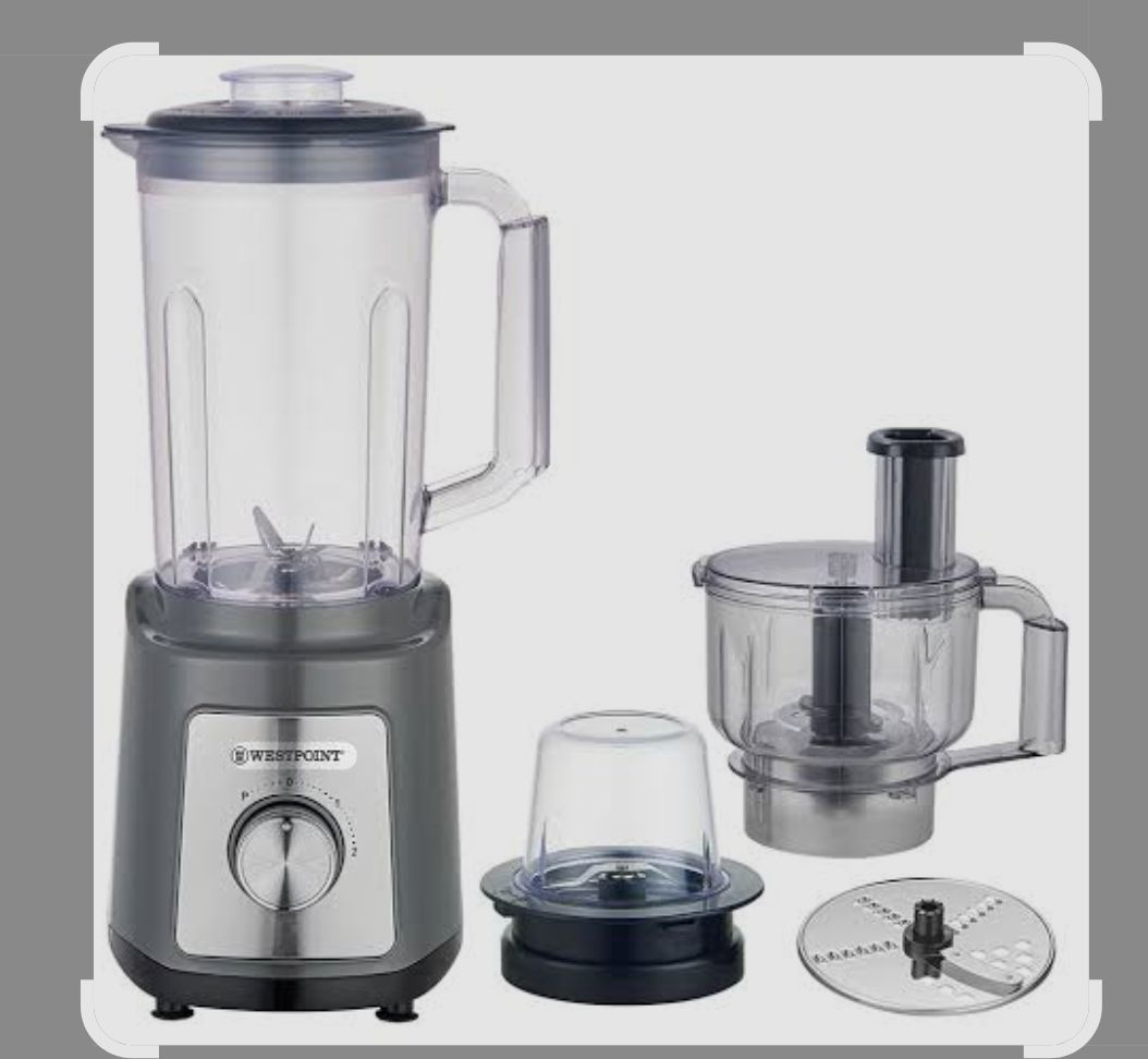 Westpoint 4-in-1 Juicer Blender & Grinder (Red)