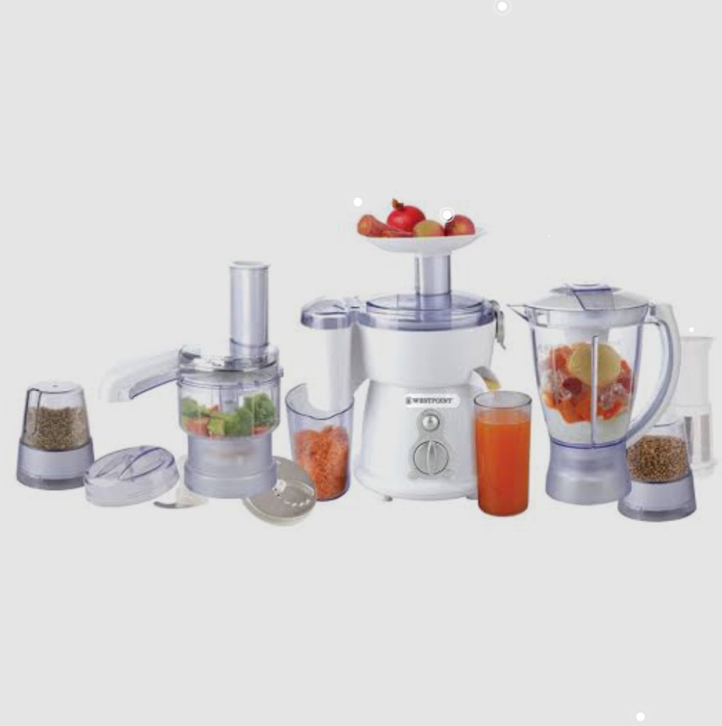Westpoint Food Processor & Juicer Deluxe (Black & Chrome)